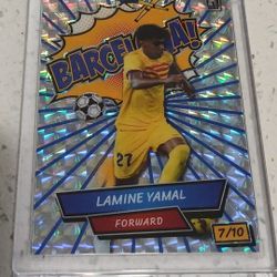 Lamine Yamal Soccer Card