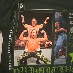 Primitive x WWE Shawn Michaels & Triple H D-Generation DX Dark Green T-shirt S