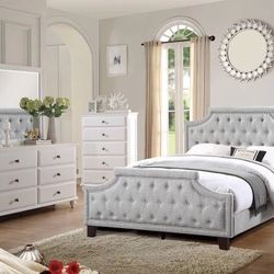 Bedroom Set.    5 Pc Queen Size Bedroom Set / New I N a Box    🔥   Recamara De 5 Piezas  Queen Size  Nueva En Caja 