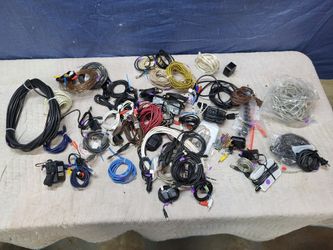 Assorted cords and wire