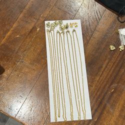 Stainless Steel, Gold Plated, Heart Necklaces For Jewelry Making