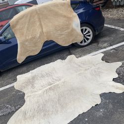 100% real cowhide rugs