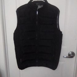 Alpine Swiss Men's Puffy Slvls High Neck Vest Sz Large