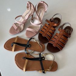 3 Pair Shoe Lot $12