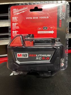 MILWAUKEE M18 BATTERY XC5.0  new