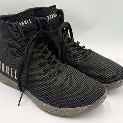 NOBULL High Top Trainer Black Shoes Sneakers SuperFabric Men 8.5 Women 10