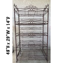 Iron Folding Display Rack 