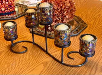Beautiful Partylite Table Centerpiece 16โx9โ