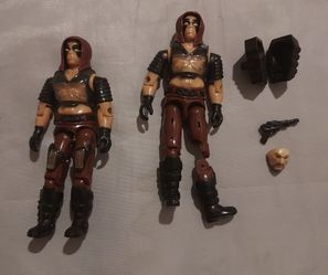 2 zartan gi joe toys 1984