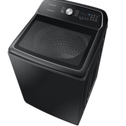 WA7200 5.4 cu. ft. Top Load Washer with Active WaterJet in Black Stainless Steel
