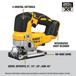 DEWALT Cordless Jigsaw (Tool Only)