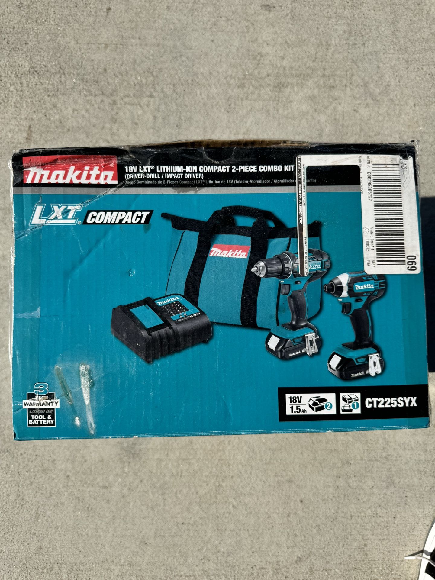 BRAND NEW MAKITA DRILL IMPACT DRIVER & DRILL DRIVER