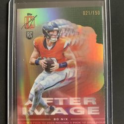 Bo Nix NFL Rookie Card