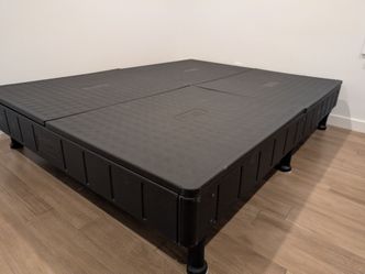 Queen-sized plastic bed frame