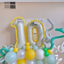 Number Balloon stacks
