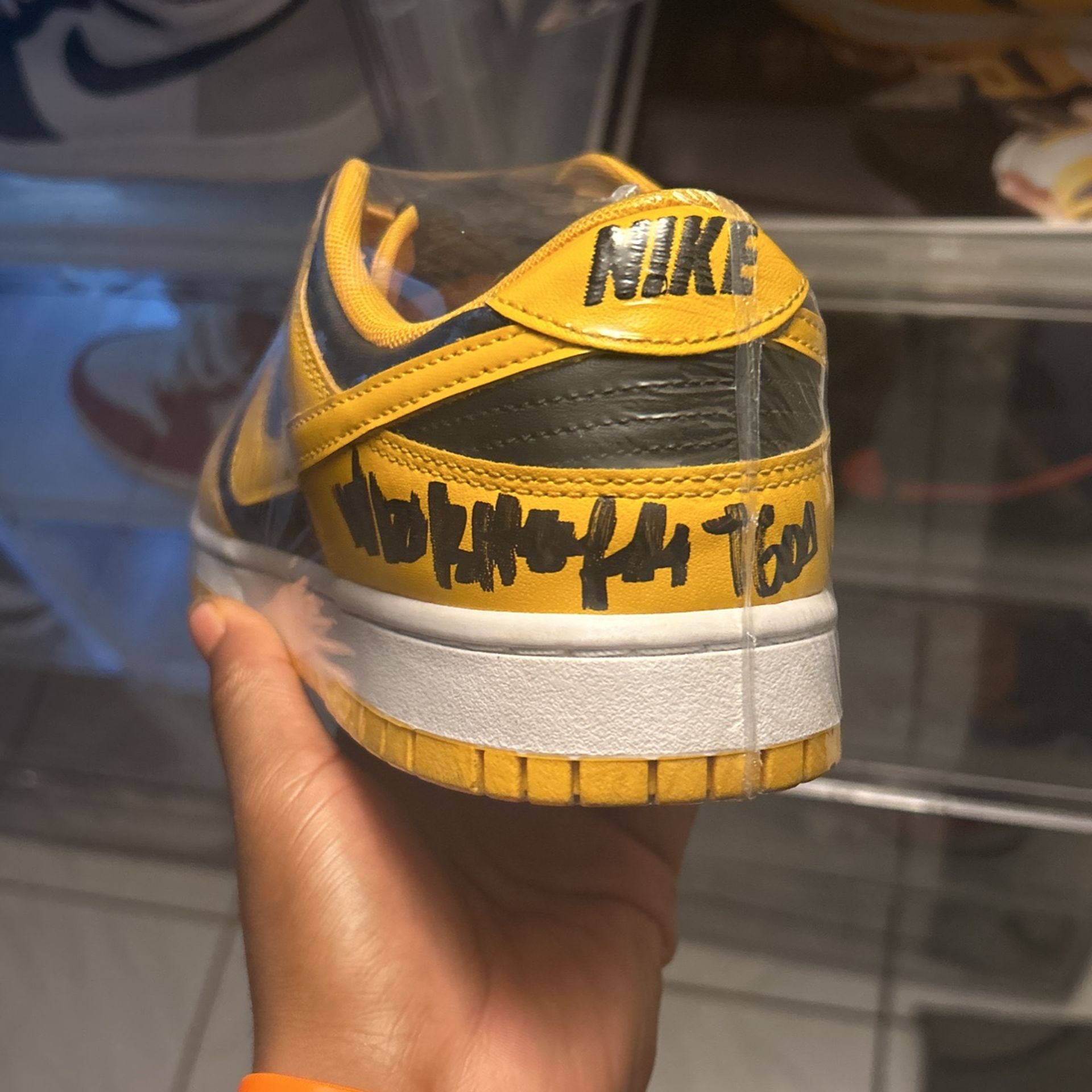Wiz Khalifa Signed Shoes And poster