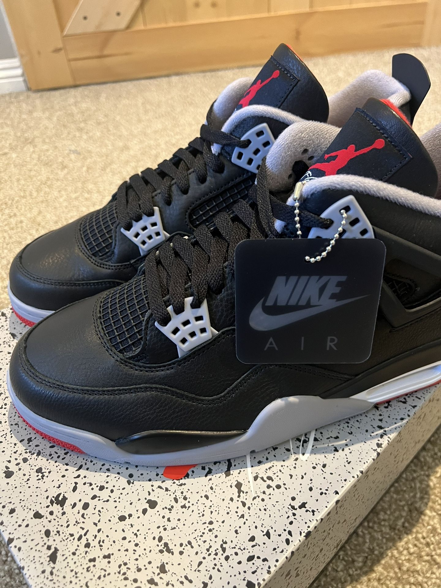 Jordan 4 Retro Bred Reimagined Size 11.5