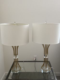 Beautiful Pair Of Table Lamps