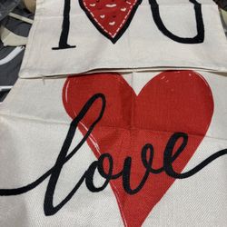Valentines Day Decor-Throw Pillow Covers 18x18 in Set of2