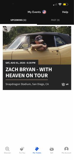 Zack Bryan concert ticket