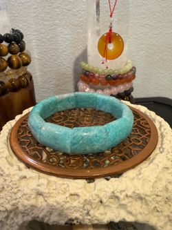 Amazonite soft bangle