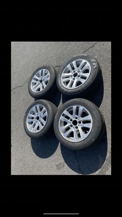 4 —- 205/55r16 5x120 5x4.72 Stock Bmw 328 330 Wheels Rims Good Tires !!!!!
