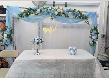 Quinceañera backdrop