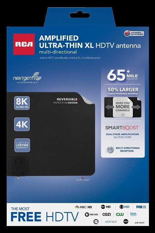π₯ BRAND NEW RCA HDTV ANTENNA β UNLEASH CRYSTAL POWER! π₯