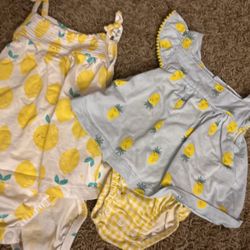 Carters Baby Girl Dresses 6 Month Size