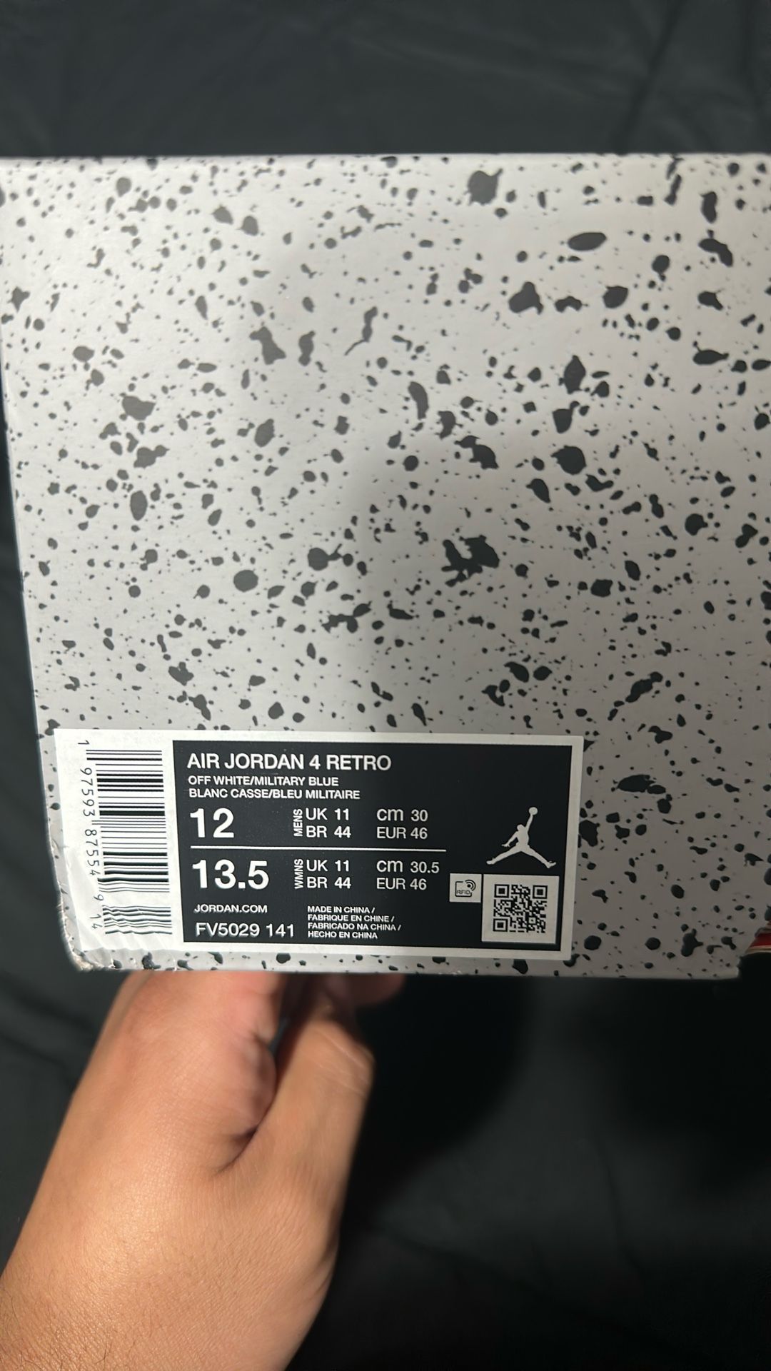Air Jordan Retro 4 Military Blue