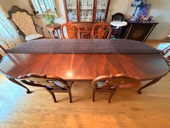 American Drew Solid Mahogany Formal Dining Room Set – Pristine Condition –