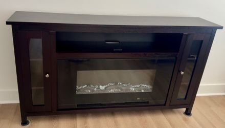 70” Fireplace TV Console & Entertainment Center