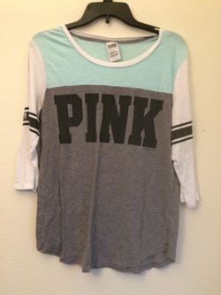Victoria's Secret pink 3/4 sleeve shirt