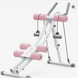 Exercise Foldable AB Machine With Side Monitor