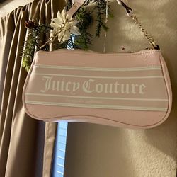 Juicy Couture Leather Bag - Baby Pink 