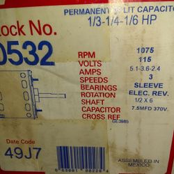 Electric Motors, $100 Each