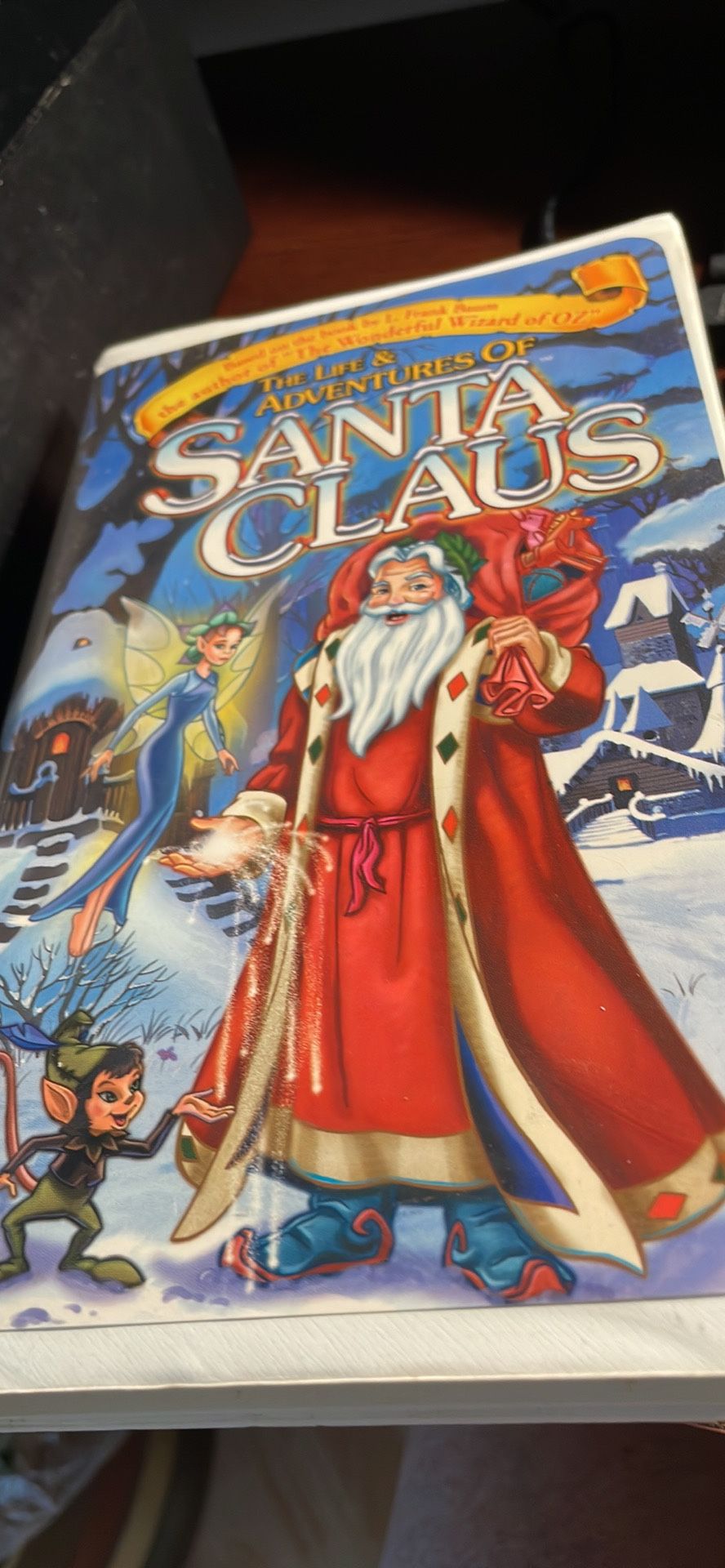 THE LIFE ADVENTURES OF SANTA CLAUS MOVIE VHS FORMAT