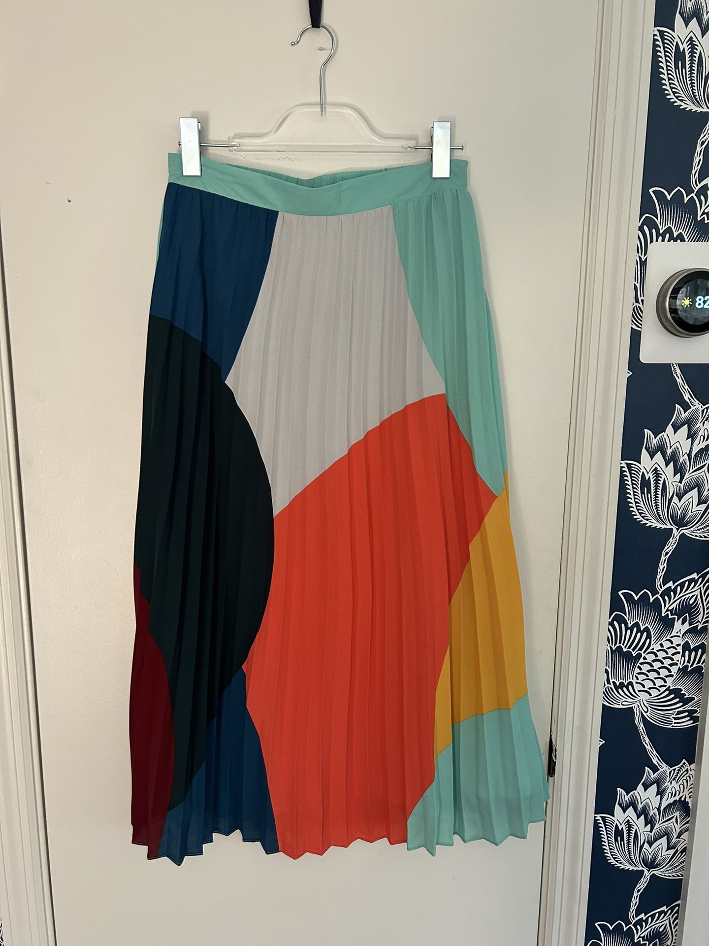 Color Block Maxi Skirt