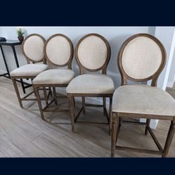 4 World  Market bar Stools