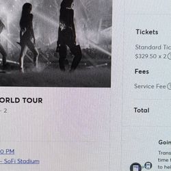 Blackpink Tickets Sunday 7/13 Floor