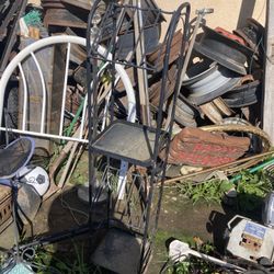 Cool unique metal shelf