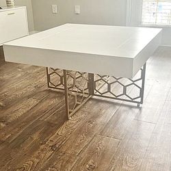 Coffee table With Gold base
