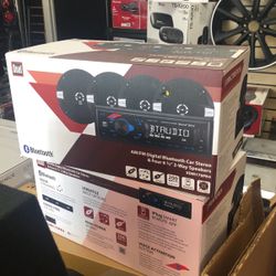 Car Dual Single Din And 4 Door Speaker Package