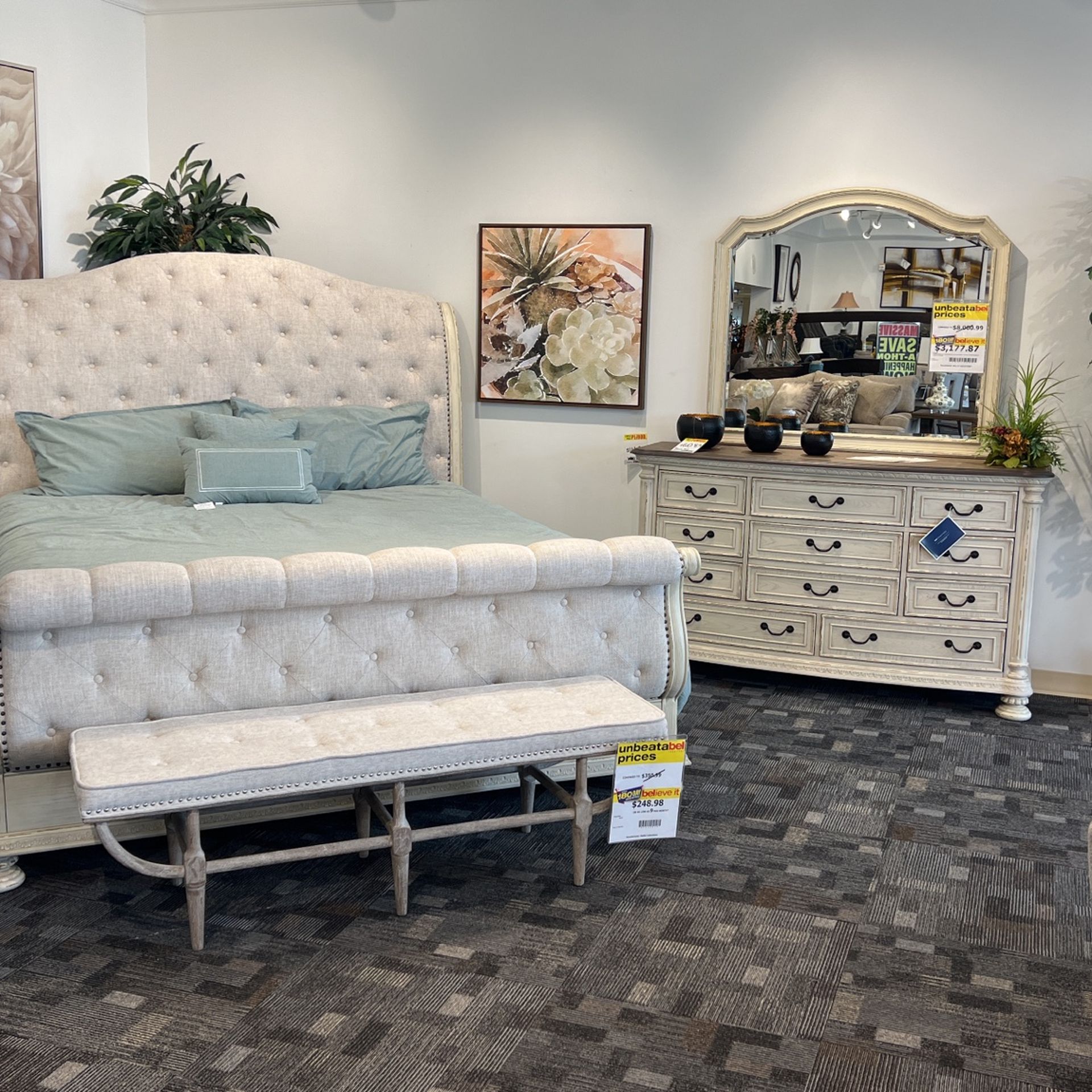 King or queen bedroom set