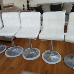 White Bar Stool Brand New 