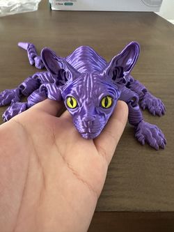 Sphynx 3d Printed Articulated Cat