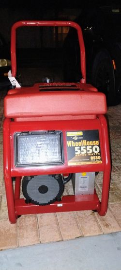 GENERATOR GENERAC BRIGGS STRATTON WHEELHOUSE PORTABLE 5550 HEAVY Duty