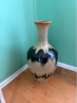 Large ceramic floor vase