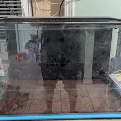 Rimless aquarium fish tank