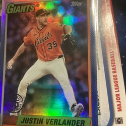 2025 Topps Update - Justin Verlander Foil 35th Anniversary - Giants U90-10